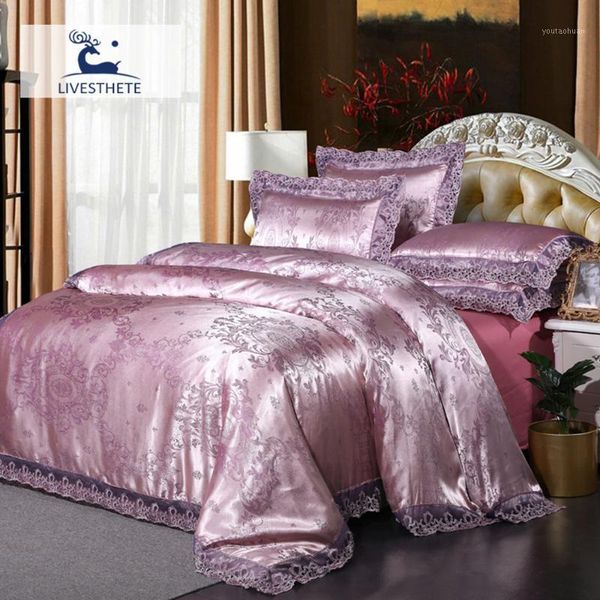 bedding sets liv-esthete purple set 100% cotton flat sheet fitted elastic band mattress cover pillowcase luxury bed linen set1
bedding sets liv-esthete purple set 100% cotton flat sheet fitted elastic band mattress cover pillowcase luxury bed linen set1