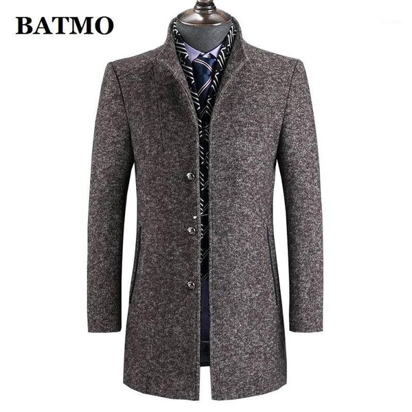 batmo 2019 new arrival winter wool thicked trench coat men,men's brown casual wool 60% jackets,8281, Black
batmo 2019 new arrival winter wool thicked trench coat men,men's brown casual wool 60% jackets,8281, Black