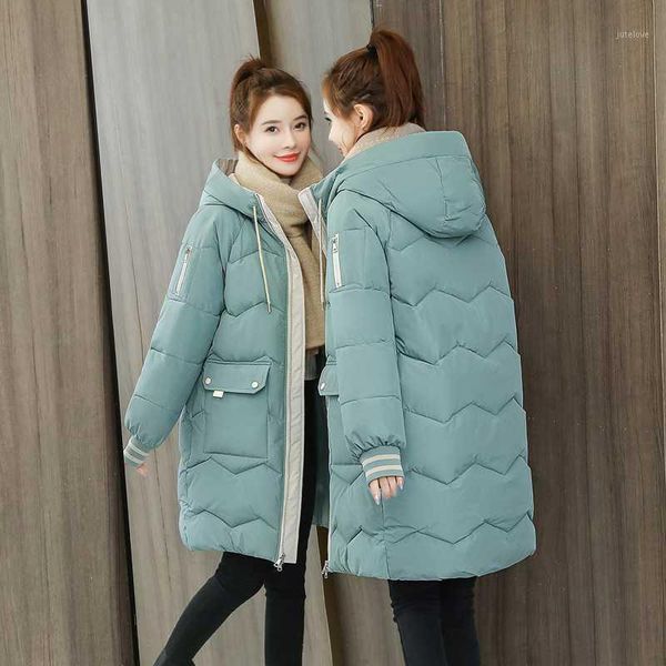 winter mid-length down cotton coat women korean loose padded coat 2020 women's invierno bread female outwear parkas q1971, Black
winter mid-length down cotton coat women korean loose padded coat 2020 women's invierno bread female outwear parkas q1971, Black