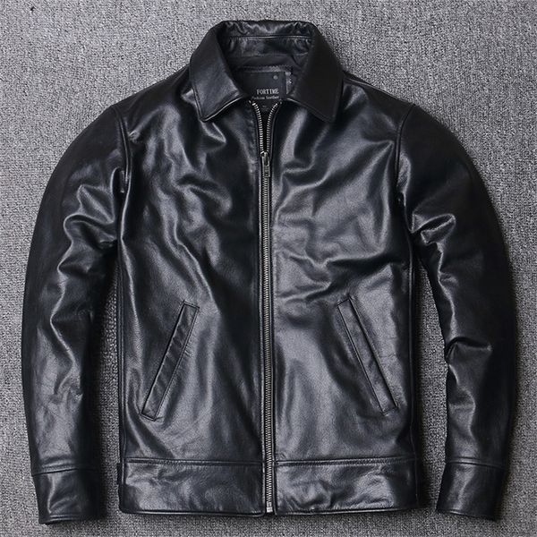 2020 new leather jacket.mens 100% genuine leather casual coat.black slim cowhide outwear.quality lj201029
2020 new leather jacket.mens 100% genuine leather casual coat.black slim cowhide outwear.quality lj201029
