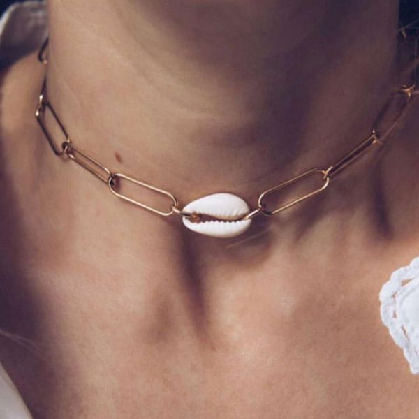 shell collares punk gold chain choker for women 2020 fashion jewelry boho statement necklace femme gift vintage accesorios mujer, Silver
shell collares punk gold chain choker for women 2020 fashion jewelry boho statement necklace femme gift vintage accesorios mujer, Silver