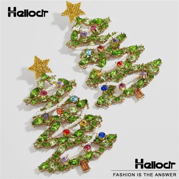 hellodr crystal christmas cconifer tree dangle earrings for women holiday green trees maxi bright bulb pendant statement earring, Silver
hellodr crystal christmas cconifer tree dangle earrings for women holiday green trees maxi bright bulb pendant statement earring, Silver
