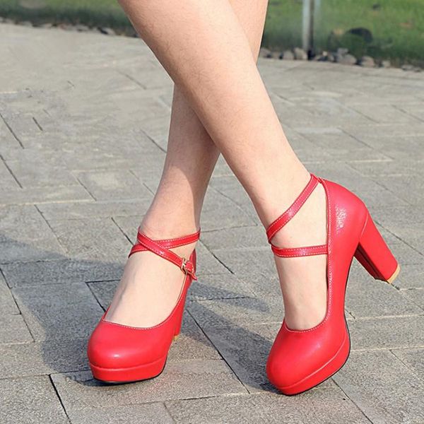 dress shoes pxelena 2021 spring women cross tied pumps chunky block high heels ladies white pink red gold party plus size, Black
dress shoes pxelena 2021 spring women cross tied pumps chunky block high heels ladies white pink red gold party plus size, Black