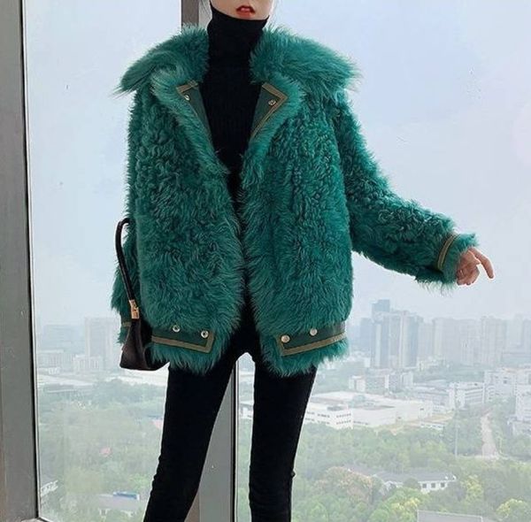 women 2020 autumn winter warm soft faux fur jacket coats female plush overcoat pocket casual teddy lamb fur outwears, Black
women 2020 autumn winter warm soft faux fur jacket coats female plush overcoat pocket casual teddy lamb fur outwears, Black