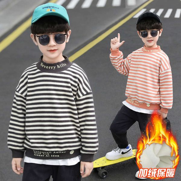striped 2020 sweater boys' new foreign sle children's long sve autumn and winter mid size plush wouj, Black
striped 2020 sweater boys' new foreign sle children's long sve autumn and winter mid size plush wouj, Black