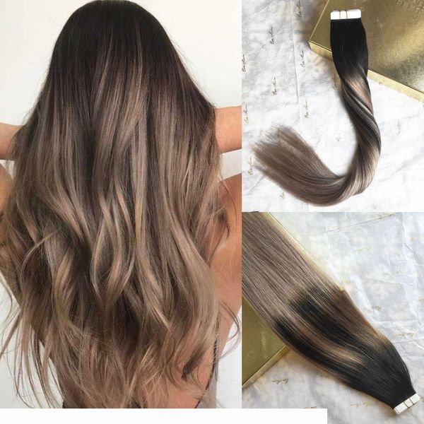 luxury quality virgin remy human hair tape in extensions balayage highlights black with ash blonde invisiable glue tape on hair extensions
luxury quality virgin remy human hair tape in extensions balayage highlights black with ash blonde invisiable glue tape on hair extensions