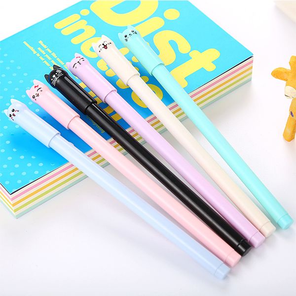 6pcs/lot Cartoon Black Cat Gel Pen Cute Kawaii Plastic Pens for Writing Stationery Black Ink 0.5mm Office School Supplies 2019
6pcs/lot Cartoon Black Cat Gel Pen Cute Kawaii Plastic Pens for Writing Stationery Black Ink 0.5mm Office School Supplies 2019