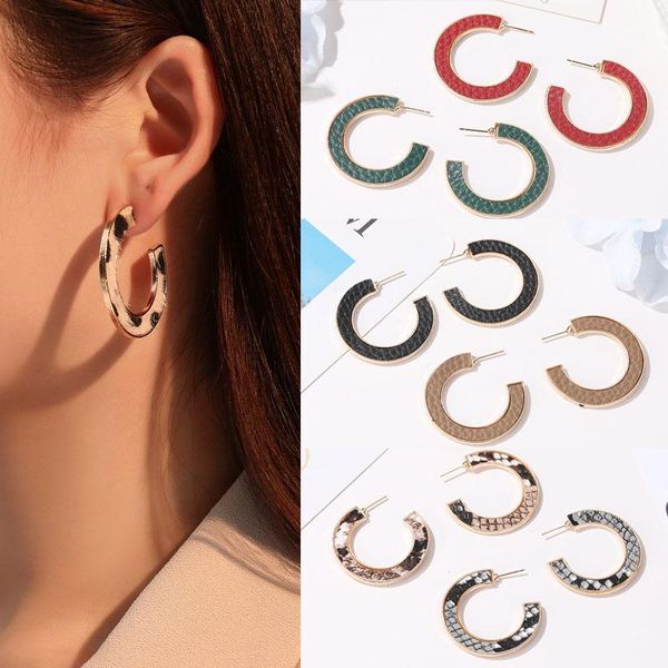 trendy fashion leather elegant hoop earring woman 2020 new vintage leopard korean statement earrings accessories brincos1, Golden;silver
trendy fashion leather elegant hoop earring woman 2020 new vintage leopard korean statement earrings accessories brincos1, Golden;silver