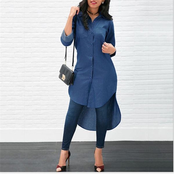 dress fashion female clothing autumn womens designer shirt dress solid color printed pocket single breasted irregular, Black;gray
dress fashion female clothing autumn womens designer shirt dress solid color printed pocket single breasted irregular, Black;gray