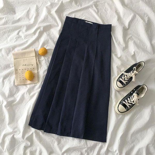 vintage thicken warm pleated women skirts autumn new high waist solid knee-length elegant office lady clothing, Black
vintage thicken warm pleated women skirts autumn new high waist solid knee-length elegant office lady clothing, Black