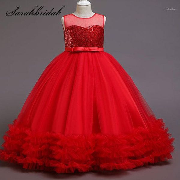 girl's dresses sweety flower girls ball gown jewel zipper covered button sleeveless princess tulle sequins 2021bow birthday fl00011, Red;yellow
girl's dresses sweety flower girls ball gown jewel zipper covered button sleeveless princess tulle sequins 2021bow birthday fl00011, Red;yellow