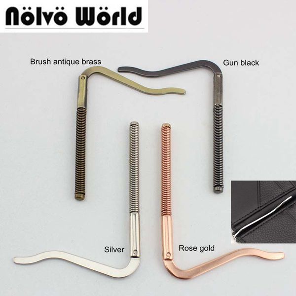 30pcs 5 colors 75mm 85mm leather bag change purse hook for bags purse bag handmade wallet metalware money holder clip, Black
30pcs 5 colors 75mm 85mm leather bag change purse hook for bags purse bag handmade wallet metalware money holder clip, Black