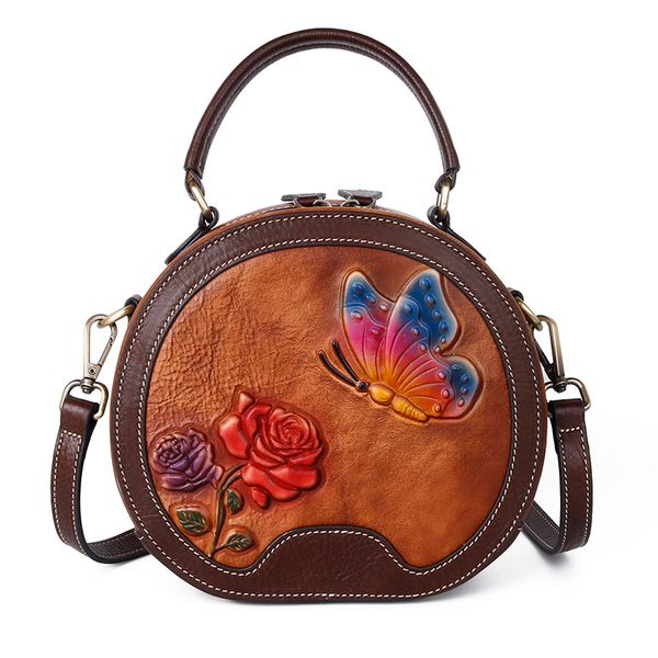 small women messenger bag handbag shoulder floral embossed female vintage designer genuine leather circular tote crossbody bags
small women messenger bag handbag shoulder floral embossed female vintage designer genuine leather circular tote crossbody bags