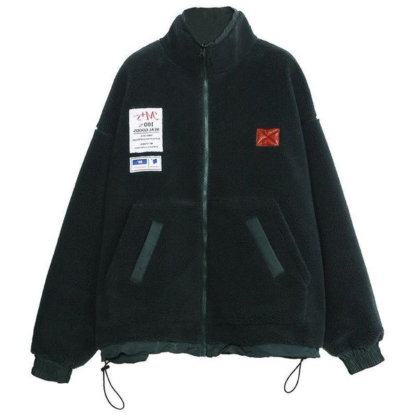 women winter warm plus size thickening zip-up casual coat korean style printed all-match jacket streetwear wear both sides parka, Black;brown
women winter warm plus size thickening zip-up casual coat korean style printed all-match jacket streetwear wear both sides parka, Black;brown