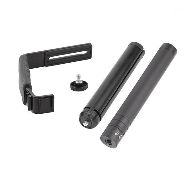 

stabilizers l-shaped handle bracket mount holder for dji om 4 osmo mobile 3 tripod extension rod handheld gimbal stabilizer parts1