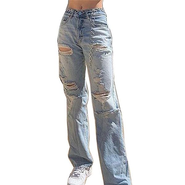 women's jeans women wide leg denim low waist hole ruin loose fashion style ripped cotton, Blue
women's jeans women wide leg denim low waist hole ruin loose fashion style ripped cotton, Blue