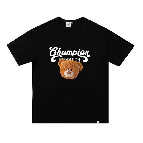 t shirts for men men's short sleeved t-shirt fashion korean cartoon bear 5-sleeve loose casual t-shirt top, White;black
t shirts for men men's short sleeved t-shirt fashion korean cartoon bear 5-sleeve loose casual t-shirt top, White;black