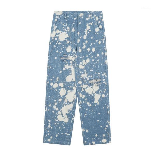 2021 spring new men jeans graffiti ripped destroyed hole denim pants streetwear hip hop harajuku fashion casual baggy trousers1, Blue
2021 spring new men jeans graffiti ripped destroyed hole denim pants streetwear hip hop harajuku fashion casual baggy trousers1, Blue
