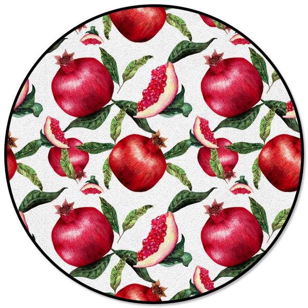 carpets summer fruit red pomegranate green leaf round carpet kids area rug anti-slip floor mat for bedroom living room home decor
carpets summer fruit red pomegranate green leaf round carpet kids area rug anti-slip floor mat for bedroom living room home decor