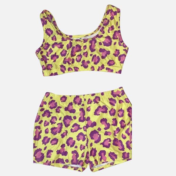 leopard print fitness cropped women pajamas set sleeveless tank elastic shorts female sleepwear summer fashion lady home clothes1, White
leopard print fitness cropped women pajamas set sleeveless tank elastic shorts female sleepwear summer fashion lady home clothes1, White