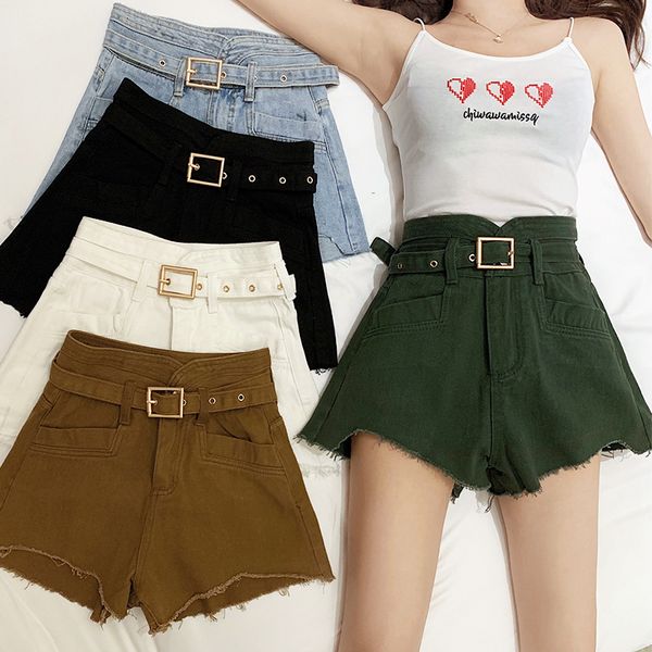 2021 fashion multicolor women vintage washed belt loose high waist tassel denim pants summer shorts t343, Blue
2021 fashion multicolor women vintage washed belt loose high waist tassel denim pants summer shorts t343, Blue