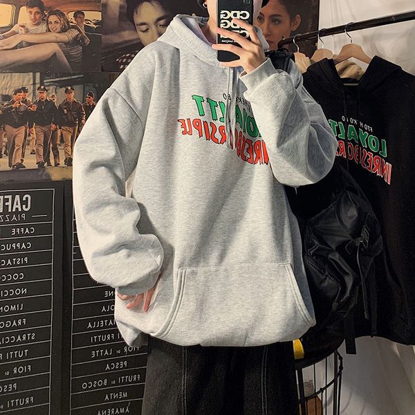 2021 new spring new arrivals with male hoodies loose in fashion youth sports streetwear hip big gray sw0y, Black
2021 new spring new arrivals with male hoodies loose in fashion youth sports streetwear hip big gray sw0y, Black