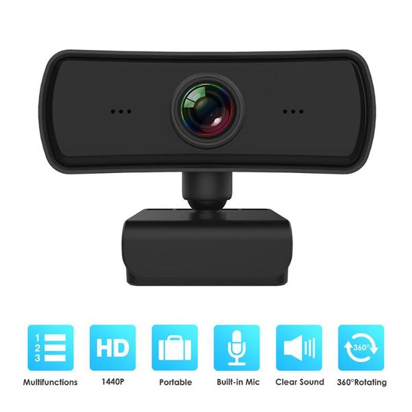 2k webcam usb camera 2560x1440p ultra hd webcamera built-in microphone 360 rotation pc camera for video calls for windows mac
2k webcam usb camera 2560x1440p ultra hd webcamera built-in microphone 360 rotation pc camera for video calls for windows mac