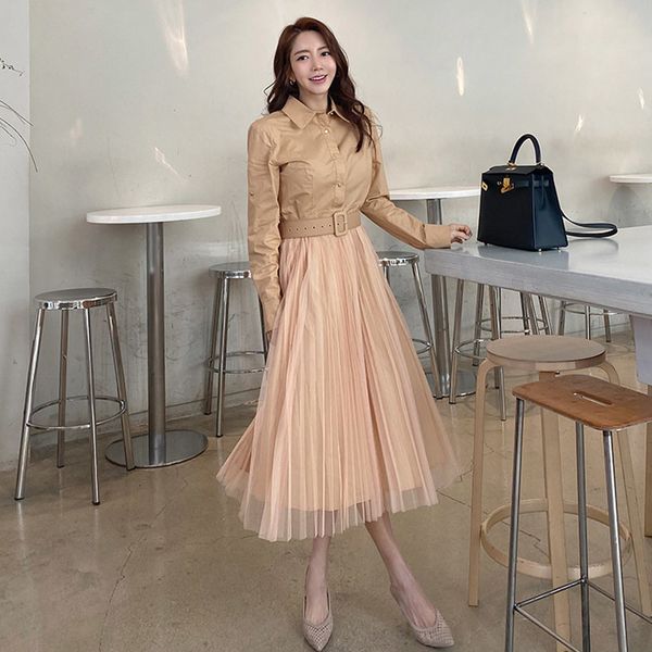 2021 new merchall autumn women casual turn down collar mesh patchwork shirt es long sleeve mid-calf office lady 43e3, Black;gray
2021 new merchall autumn women casual turn down collar mesh patchwork shirt es long sleeve mid-calf office lady 43e3, Black;gray