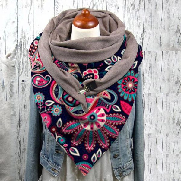 2020 women winter retro designer scarf wraps women solid metal button soft wrap casual warm scarves shawls british scarves, Blue;gray
2020 women winter retro designer scarf wraps women solid metal button soft wrap casual warm scarves shawls british scarves, Blue;gray