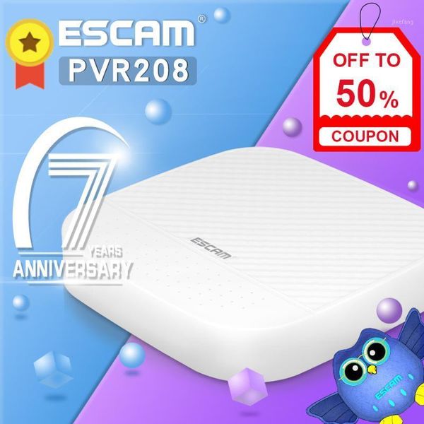escam pvr208 1080p 8+2ch onvif mini nvr with 2ch cloud channel for ip camera system1, Black;white
escam pvr208 1080p 8+2ch onvif mini nvr with 2ch cloud channel for ip camera system1, Black;white