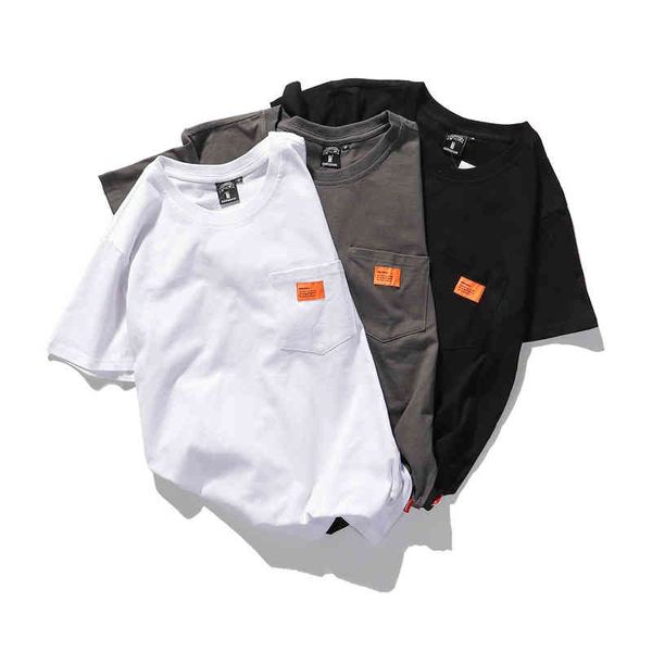 men's t shirt short sleeve t-shirt 2022 summer trend brand loose bottomed round neck, White;black
men's t shirt short sleeve t-shirt 2022 summer trend brand loose bottomed round neck, White;black