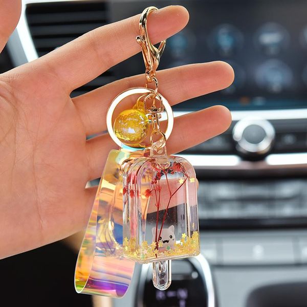 new creative glitter key chain quicksand keychain liquid floating cream keyring backpack pendant couples gift jewelry eh148, Silver
new creative glitter key chain quicksand keychain liquid floating cream keyring backpack pendant couples gift jewelry eh148, Silver