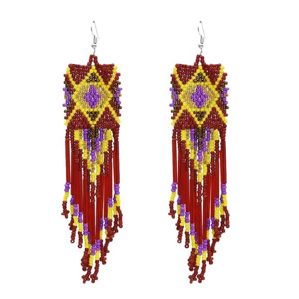 bohemian resin beaded fringed tassel drop dangle earrings for women ethnic jhumka earring wedding party jewelry brincos, Silver
bohemian resin beaded fringed tassel drop dangle earrings for women ethnic jhumka earring wedding party jewelry brincos, Silver