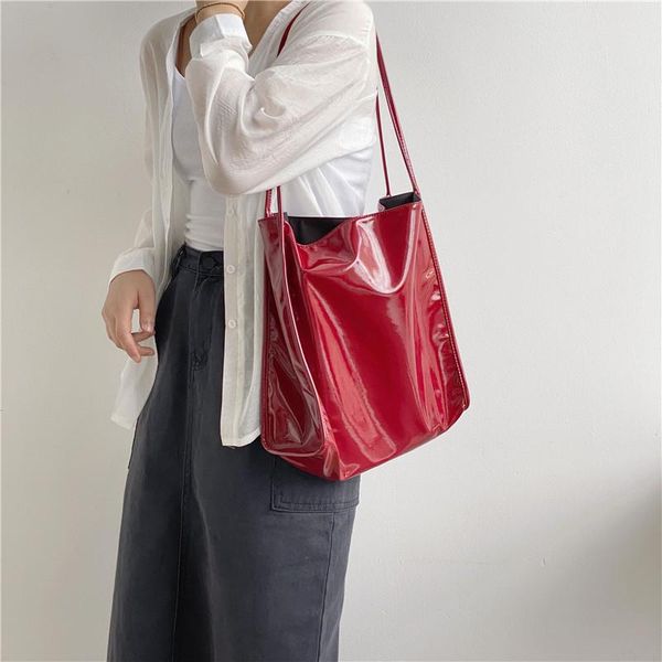 shoulder bags luxury women bag pu leather shiny patent shopping female handbag girl bolsas lady
shoulder bags luxury women bag pu leather shiny patent shopping female handbag girl bolsas lady