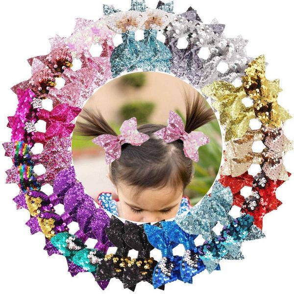 30pcs glitter hair bows clips 4 inch bunt sequins hairclips alligator clips boutique hair accessories for baby girls teens kids y200710, Slivery;white
30pcs glitter hair bows clips 4 inch bunt sequins hairclips alligator clips boutique hair accessories for baby girls teens kids y200710, Slivery;white