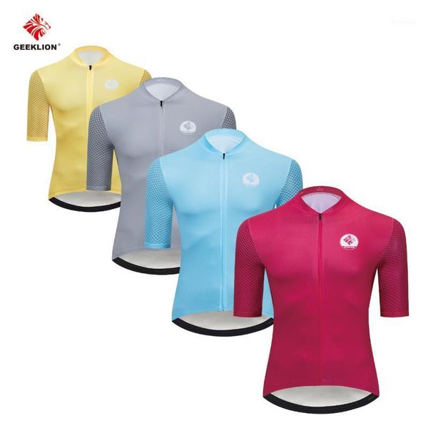 2020 geeklion pro fit pure color cycling clothing breathable mtb jersey team cilismo maillot1, Black;red
2020 geeklion pro fit pure color cycling clothing breathable mtb jersey team cilismo maillot1, Black;red