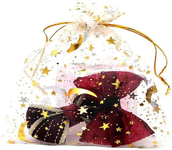 100pcs/pack 10*15cm christmas gift candy net yarn bags bronzing stars moon pattern wedding candy bags wmtjon yyysports
100pcs/pack 10*15cm christmas gift candy net yarn bags bronzing stars moon pattern wedding candy bags wmtjon yyysports