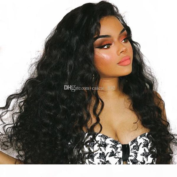 indian deep wave human hair wigs lace front wig with baby hair pre-plucked remy hair 150% density natural black, Black;brown
indian deep wave human hair wigs lace front wig with baby hair pre-plucked remy hair 150% density natural black, Black;brown