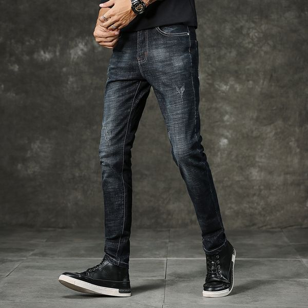 spring 2019 men's and trousers and jeans new jeans men's youth korean slim legged pants fashion versatile long pants pcpza, Blue
spring 2019 men's and trousers and jeans new jeans men's youth korean slim legged pants fashion versatile long pants pcpza, Blue