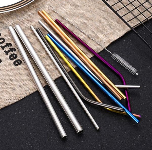 8.5 inch stainless steel straw and brush reusable bend straight metal drinking straws primary color pipet juice milky tea sucker ly10142
8.5 inch stainless steel straw and brush reusable bend straight metal drinking straws primary color pipet juice milky tea sucker ly10142