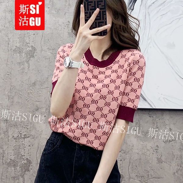 knitted girl t shirt fashion luxury designer tshirt sweater stitch summer dumbo cartoon print women t-shirt cotton, White;black
knitted girl t shirt fashion luxury designer tshirt sweater stitch summer dumbo cartoon print women t-shirt cotton, White;black