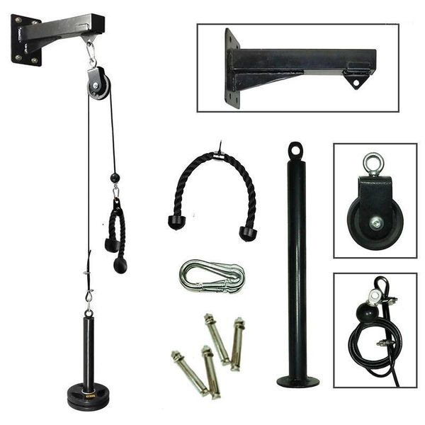 accessories gym wall mounted fitness diy pulley cable machine blaster trainer with attachments biceps triceps workout pull down rope1
accessories gym wall mounted fitness diy pulley cable machine blaster trainer with attachments biceps triceps workout pull down rope1