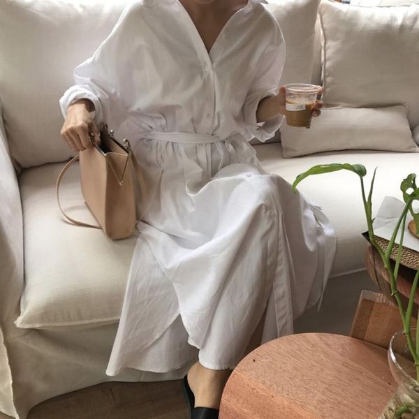 cover-ups 2021 summer women's pure white beach dresses shirt pocket tunic long casual short-sleeved waistline work vestidos1
cover-ups 2021 summer women's pure white beach dresses shirt pocket tunic long casual short-sleeved waistline work vestidos1