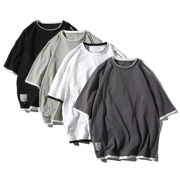 men's cotton fashion t-shirt mens summer tshirts 5xl half casual soild t shirts tee man oversized & tees streetwear 2447, White;black
men's cotton fashion t-shirt mens summer tshirts 5xl half casual soild t shirts tee man oversized & tees streetwear 2447, White;black