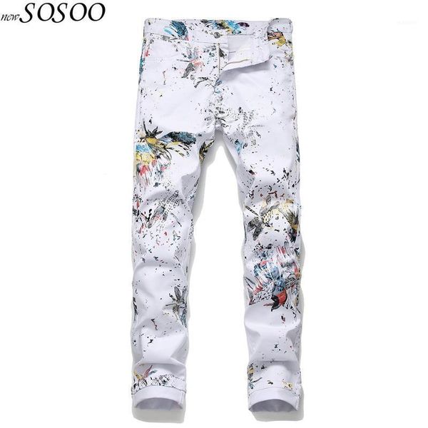 qiba brand 2020 new men jeans slim fit color printing design men's pants fashion men pants #56451, Blue
qiba brand 2020 new men jeans slim fit color printing design men's pants fashion men pants #56451, Blue