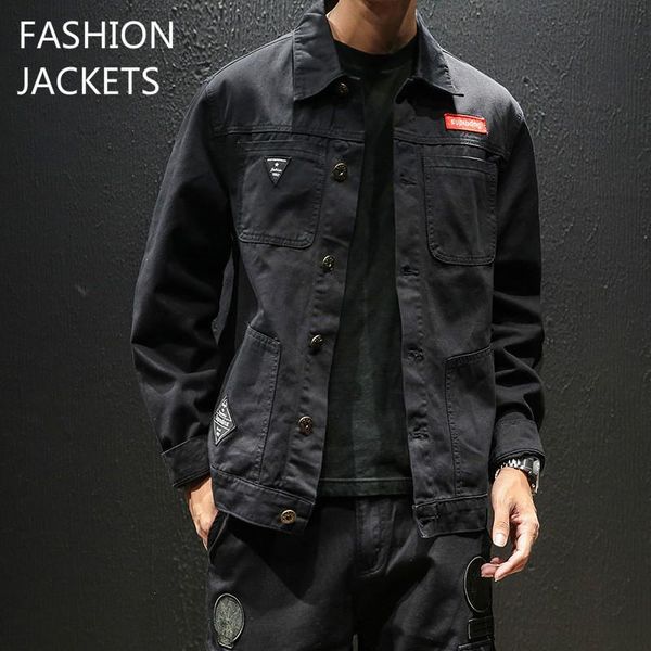 2020 new autumn men for jacket camouflage overall jackets men japan loose casual streetwear denim jacket for windbreaker, Black;brown
2020 new autumn men for jacket camouflage overall jackets men japan loose casual streetwear denim jacket for windbreaker, Black;brown