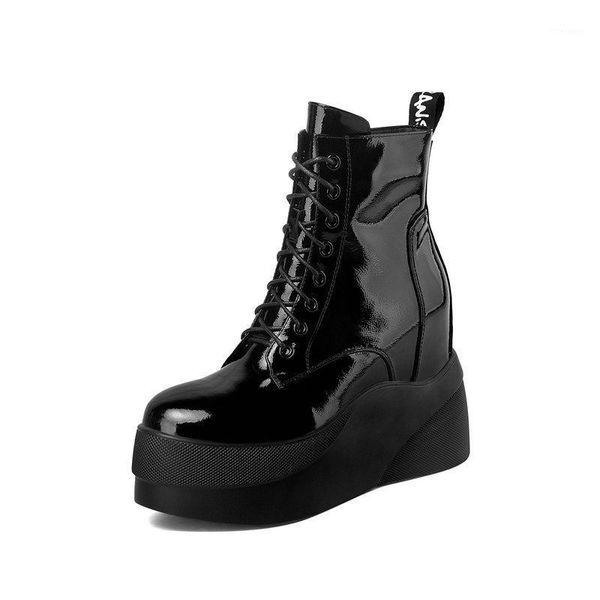 genuine leather platform wedges high heels boots woman auutmn winter ladies boots women lace up party basic shoes woman1, Black
genuine leather platform wedges high heels boots woman auutmn winter ladies boots women lace up party basic shoes woman1, Black