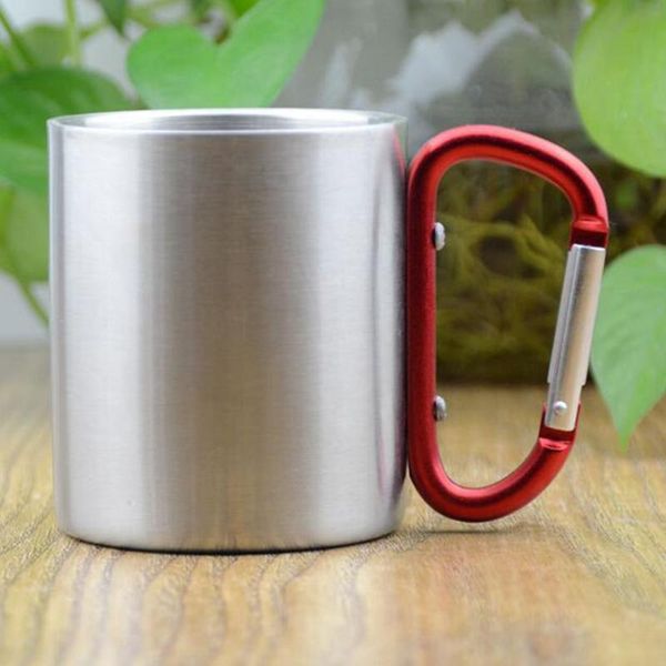 mugs 300ml/10oz camping mug carabiner lock metal outdoor backpacking travel cups beer coffee for climbing
mugs 300ml/10oz camping mug carabiner lock metal outdoor backpacking travel cups beer coffee for climbing
