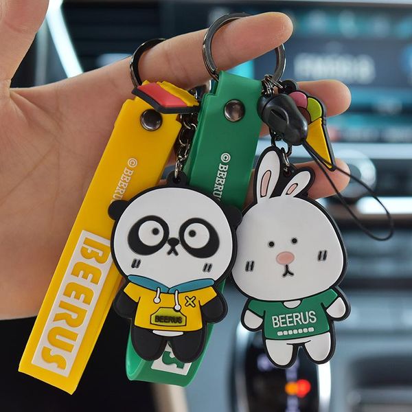 cartoon doll key chain creative mobile phone ornament car key chain ring school bag ornament cute keychain lovers gift, Silver
cartoon doll key chain creative mobile phone ornament car key chain ring school bag ornament cute keychain lovers gift, Silver