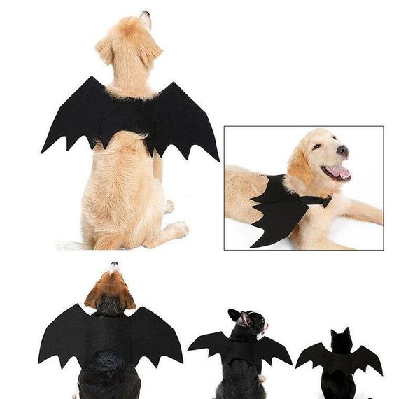 fashion pet cosplay clothes dogs cats halloween costume black bat wings harness
fashion pet cosplay clothes dogs cats halloween costume black bat wings harness